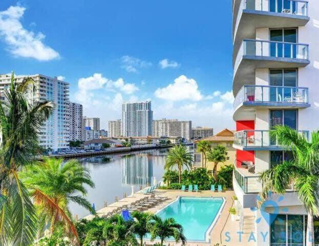 Infinite View With Balcony,Pool Plus Near Beach Hallandale Beach Esterno foto