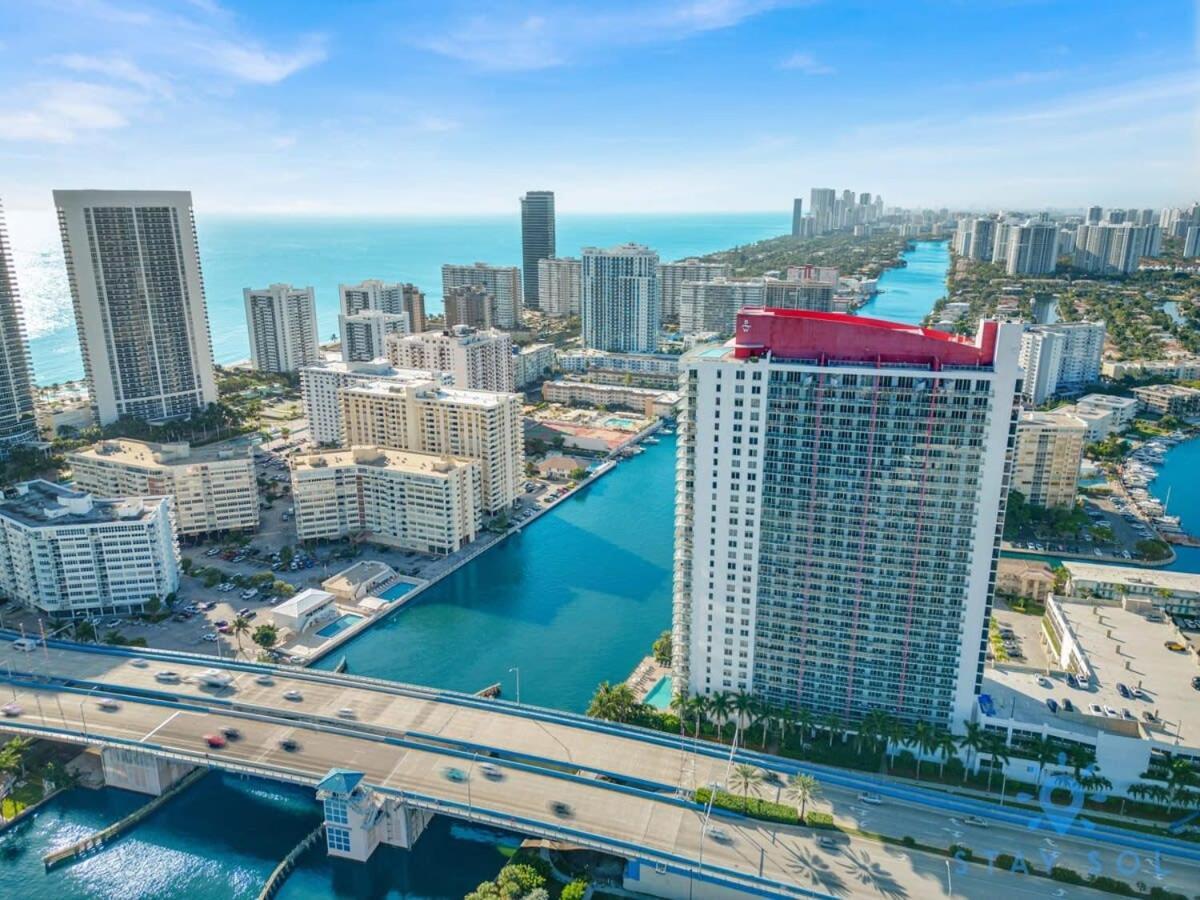 Infinite View With Balcony,Pool Plus Near Beach Hallandale Beach Esterno foto