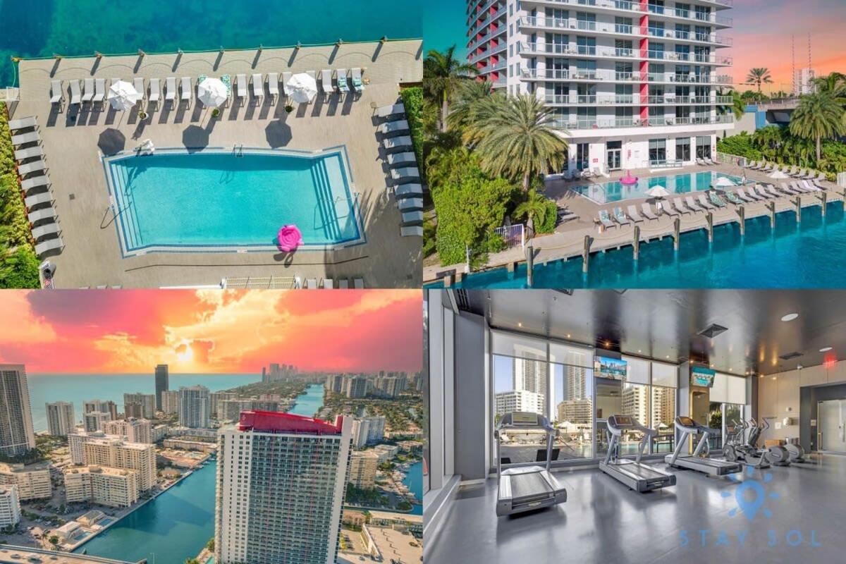 Infinite View With Balcony,Pool Plus Near Beach Hallandale Beach Esterno foto